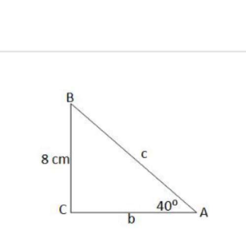 Triangle abc is a right triangle. find the measure of side b. round to the nearest hundredth. a) 6.1
