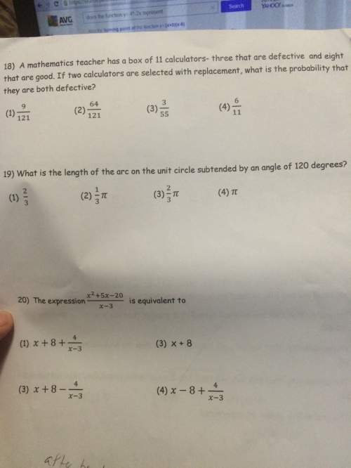 Plz on numbers 18-20 with work and answer shown plz