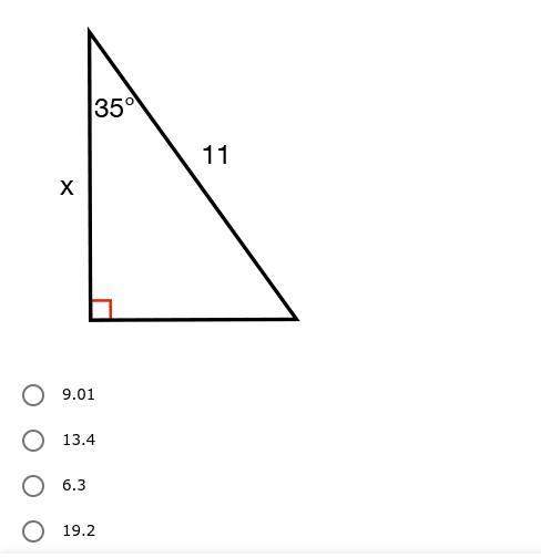 Does anyone know the answer? ?  you have to find x.