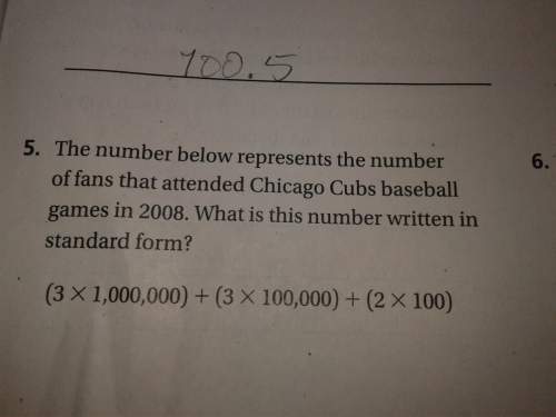 How do you write the number (3×1,000,000)+(3×100,000)+(2×100)
