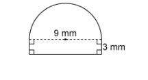 Asemicircle is attached to the side of a rectangle as shown. what is the best approximat