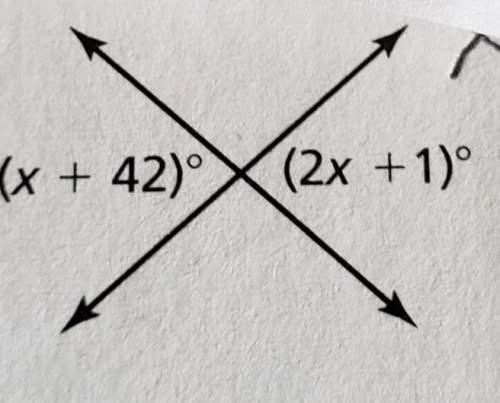 What is the value of x (x+42)=(2x+1)