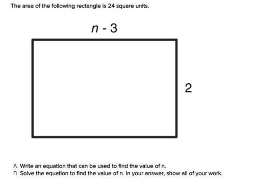 The area of the following rectangle is 24 square units. write an equation th