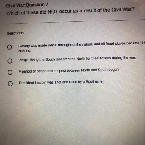 Which of these did not occur as a result of the civil war ?