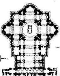 Which of the four plans of st. peter’s basilica is represented in the image below? a. old saint pet