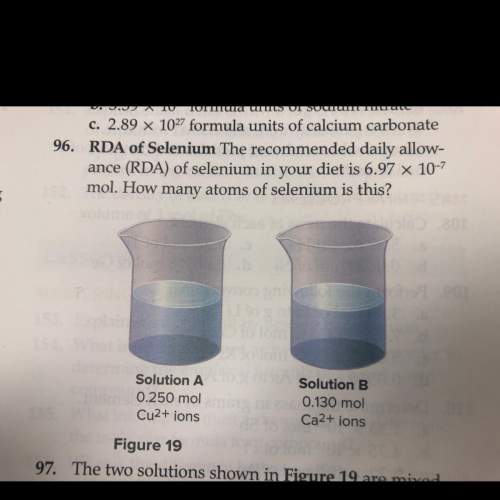 The recommended daily allowance (rda) of selenium in your diet is 6.97x10^-7 mol. how many atoms if