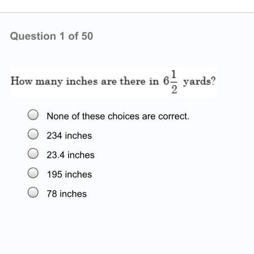 How many inches are there in 6 1/2 yards?