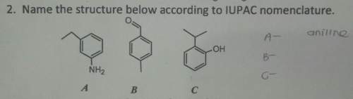 Name the iupac nomenclature a,b and c, can someone me how to name this for me i really appr