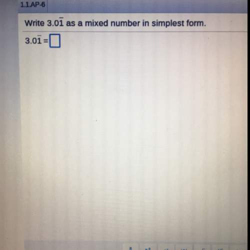 What is 3.01 (the 1 is repeating) as a mixed number in simplest form