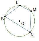 Angle k measures 67º and angle l measures 119°. what are the measures of angles m and n?