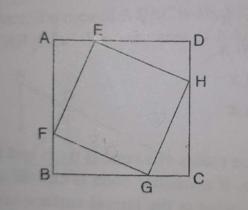 If e, f, g, h are points of trisection of each side of the square abcd, then the ratio of the area o
