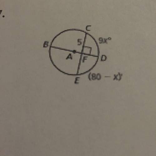 Identify what the value of x is in this problem