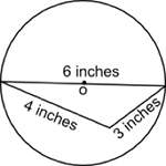 The image below is a triangle drawn inside a circle with center o:  which of the following exp