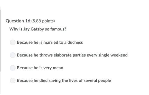 This is from the great correct answer only !  why is jay gatsby so famous?