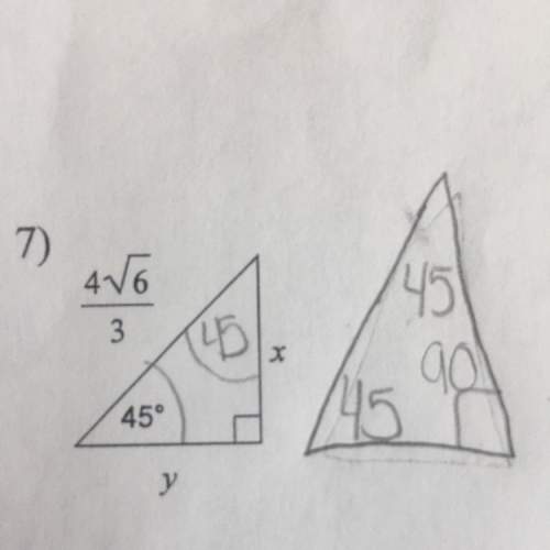 This is a special right triangle, what is the missing side length?