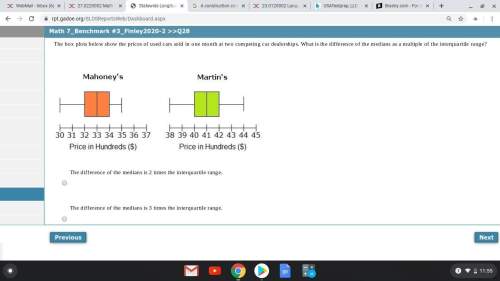 Zoom in on pick a.the difference of the medians is 2 times the interquartile range b.the