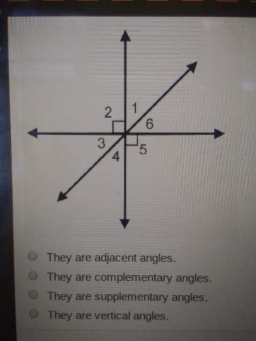 What statement is true about angles 3 and 6?