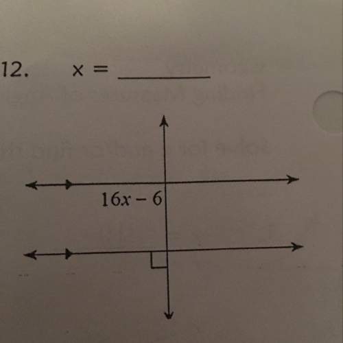 How could i approach this and find what x equals?  any would be great!