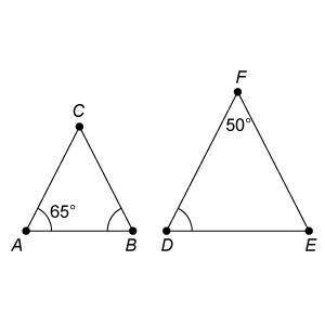 Which theorem or postulate proves that △abc and △def are similar? -sas similarity