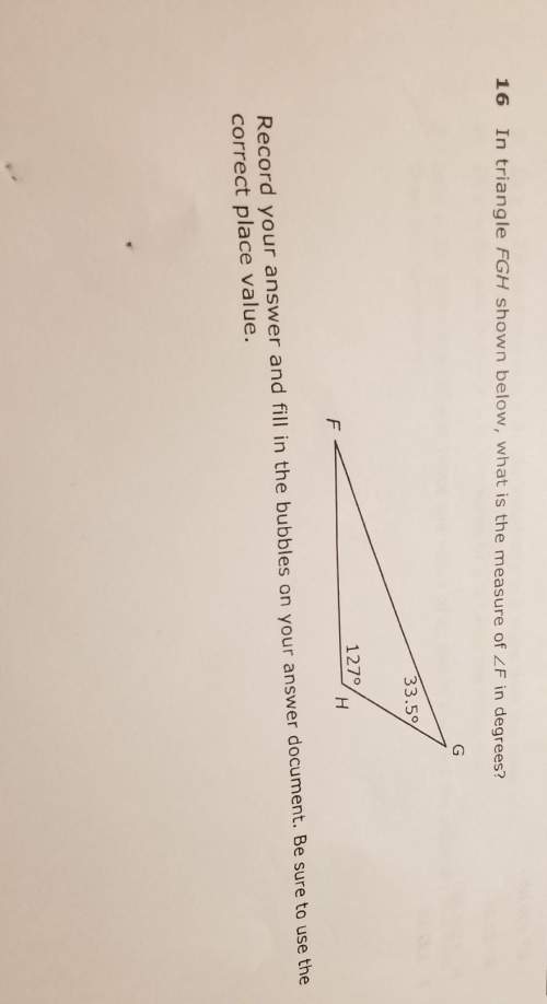 What is the measure of angle f in degrees and explain step by step