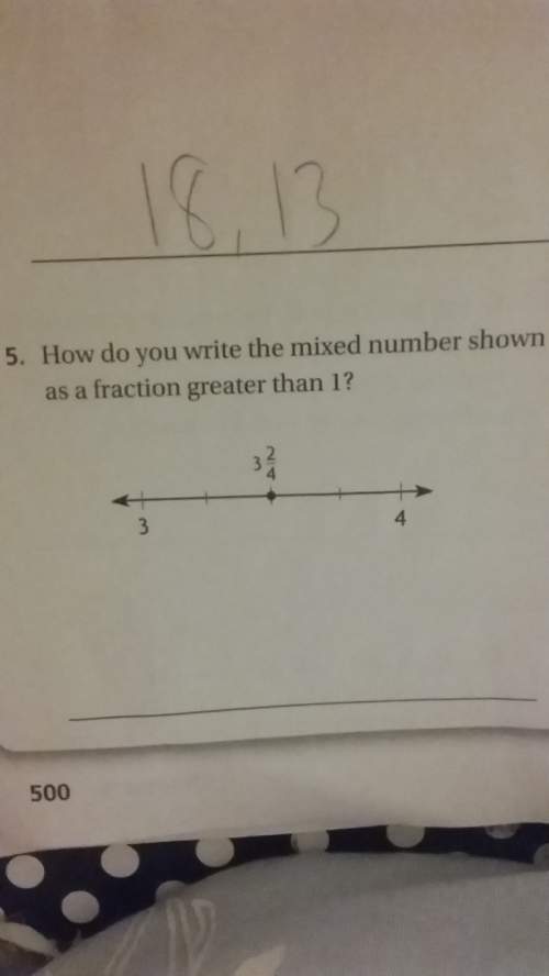 How do you write the mixed number shown as a fraction greater than 1?