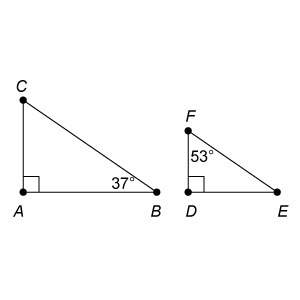 Which theorem or postulate proves that △abc and △def are similar?  drag and