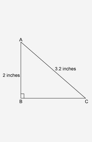(there is an attachment) the area of δabc is 2.5 square inches. if side ab is considered the h