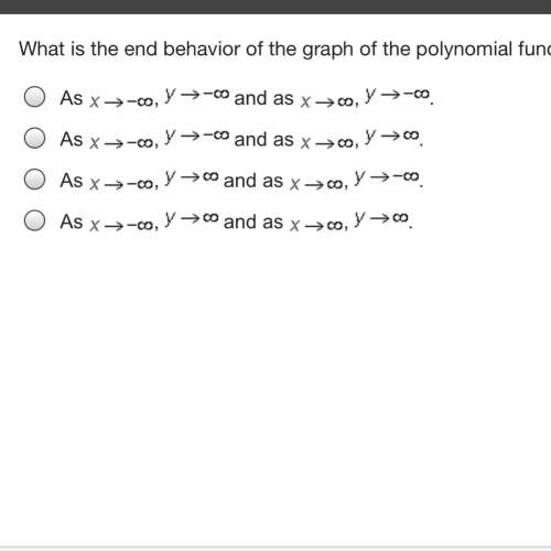 What is the end behavior of the graph of the polynomial function f(x) = 2x3 – 26x – 24?