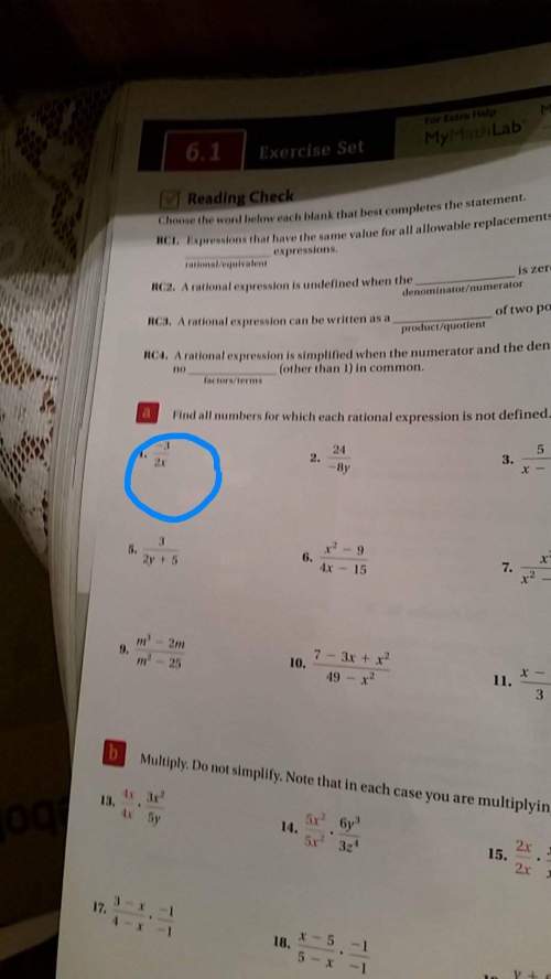 It's been a while since i've taken a math class and i'm stressed me out. the question is circled.&lt;