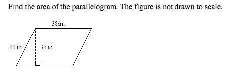 Find the area of the parallelogram! will give brainliest for correct answer with a little bit of wo