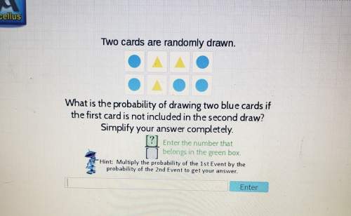 What is the probability of drawing two blue cards if the first card is not included in the second dr