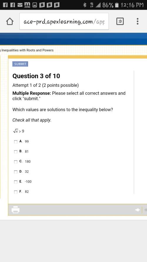 Which values are solutions to the inequality below?