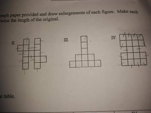 What are the areas of these shapes?  what would the areas of their enlargements be?