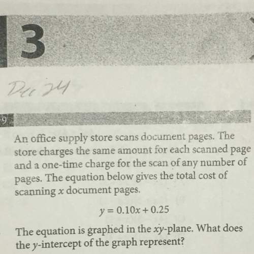 A) the one-time charge for a scan b) the total cost to scan a document  c) t