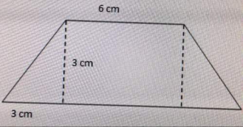 Find the area of the trapezoid. a) 18 cm2 b) 22.5 cm2 c) 27 cm2&lt;