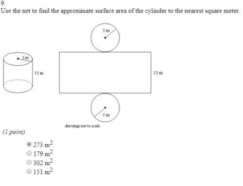 Plzzz hellpp use the net to find the approximate surface area of the cylinder to the nearest square