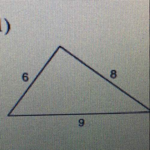 Do the following lengths form a right triangle