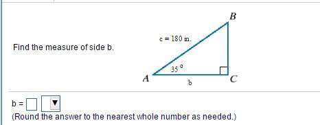 What is the measure of side b? 12 points : )