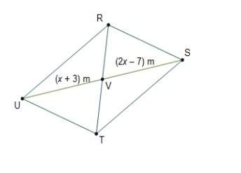 In parallelogram rstu, what is su?  10 m  13 m  23 m  26 m qui