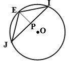 Given: △eij, k(o, r) ei = ej = r=10 cm  ep ⊥ ij find: jp
