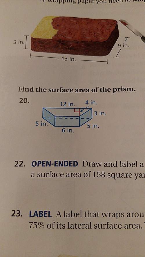 How do i find the surface area of this prism?