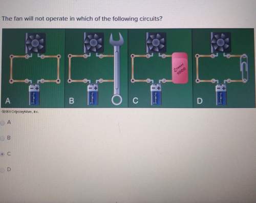 The fan will not operate in which of the following circuits a b c or d