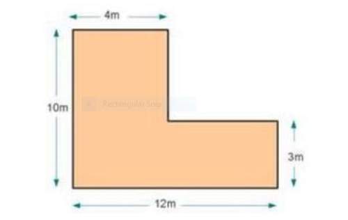 What is the area of the figure? a) 40 m2  b) 64 m2 c) 76 m2