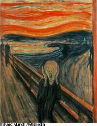 Examine this painting by edvard munch, "the scream," then decide which modernistic trend it best exe