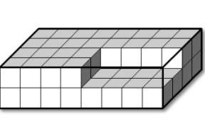 How do you find the volume of this figure? do you count the part where the space is empty?