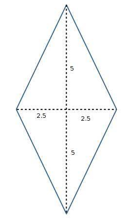By what factor does the area change if one diagonal is doubled?  explain.