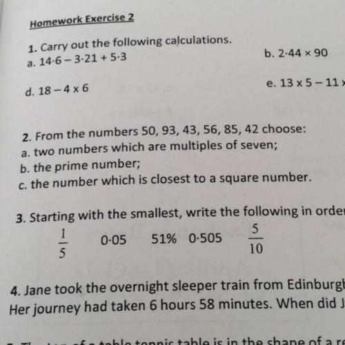 Help me with question 3 , PLEASE !!