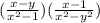 (\frac{x-y}{x^2-1})(\frac{x-1}{x^2-y^2})