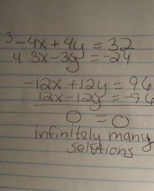 One solution, infinitely many solutions, or no solution for #13?