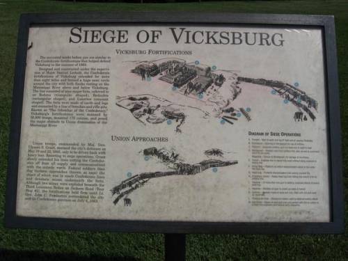 What was grant's strategy during the siege of vicksburg?  a victory was achieved in a single decisiv